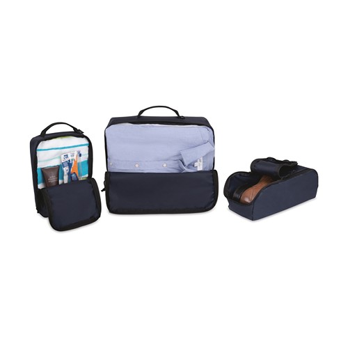 azul marino Organizadores de viaje 3 uds Renew AWARE™ RPET