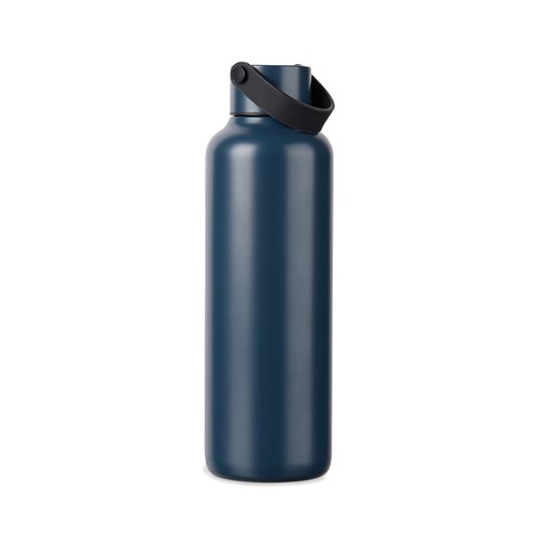 azul marino Botella ac. inox. reciclado VINGA RCS Baltimore 600 ml