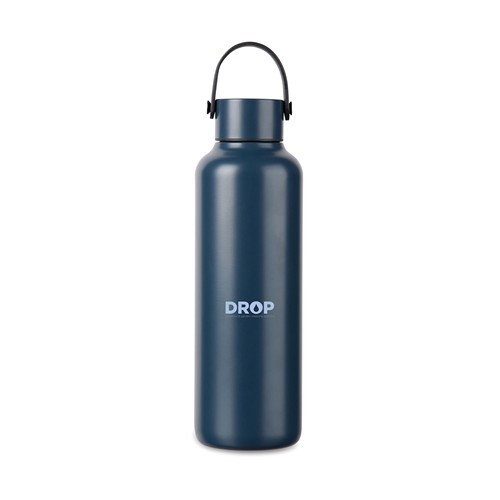 azul marino Botella ac. inox. reciclado VINGA RCS Baltimore 600 ml