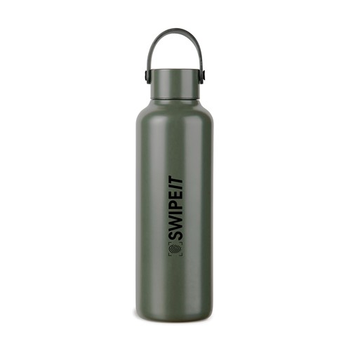 green Botella ac. inox. reciclado VINGA RCS Baltimore 600 ml