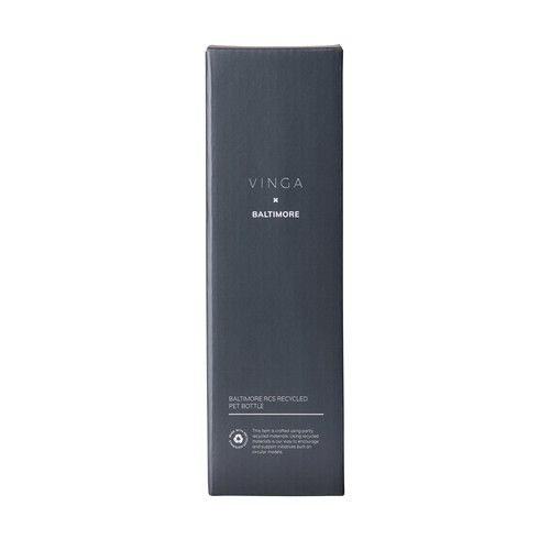 green Botella ac. inox. reciclado VINGA RCS Baltimore 600 ml