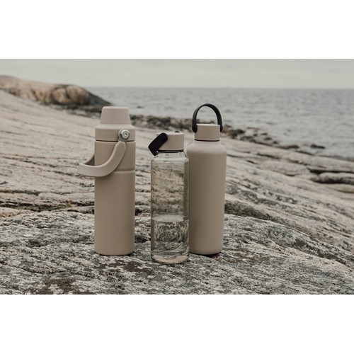 tiza gris Botella ac. inox. reciclado VINGA RCS Baltimore 600 ml