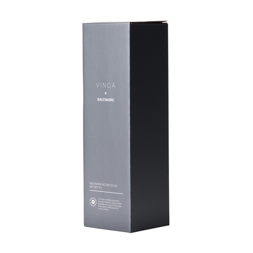 tiza gris Botella ac. inox. reciclado VINGA RCS Baltimore 600 ml