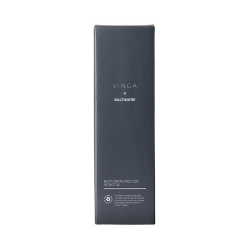 VINGA Botella ac. inox. reciclado RCS Baltimore 600 ml