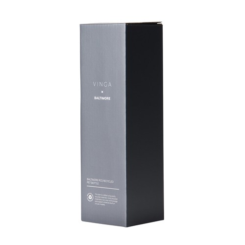 VINGA Botella ac. inox. reciclado RCS Baltimore 600 ml