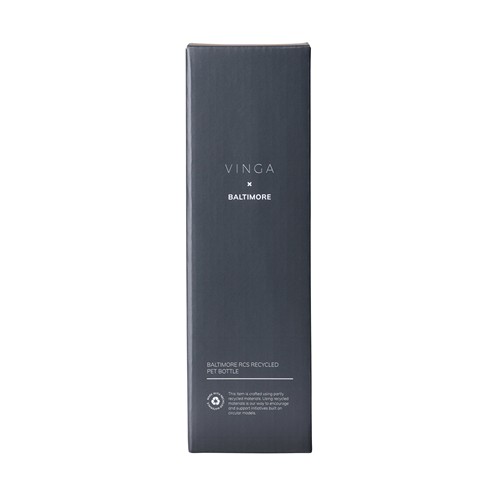 VINGA Botella ac. inox. reciclado RCS Baltimore 600 ml