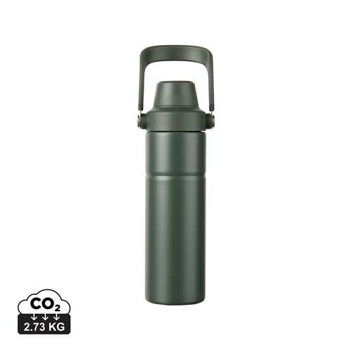green Botella VINGA Baltimore acero inoxidable RCS reciclada 600ml