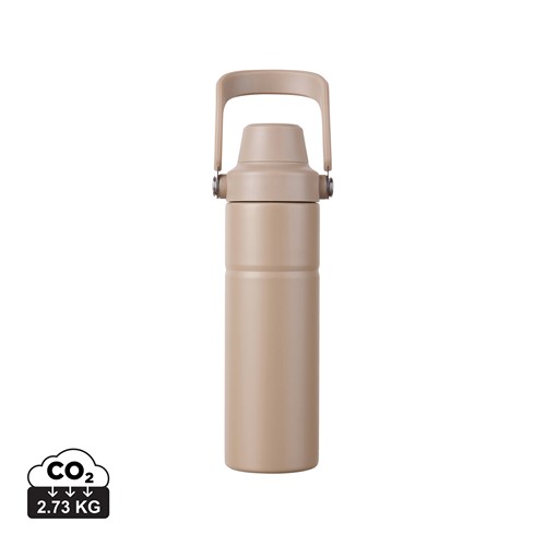 tiza gris Botella VINGA Baltimore acero inoxidable RCS reciclada 600ml