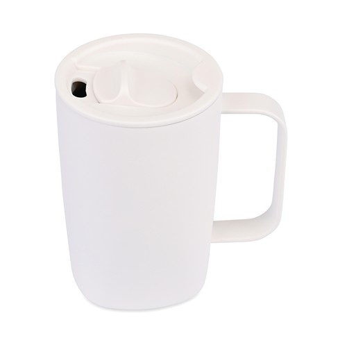 white Taza reciclada RCS de Aviana™ Rowan de 450 ml