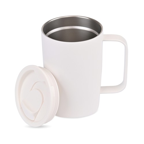 white Taza reciclada RCS de Aviana™ Rowan de 450 ml
