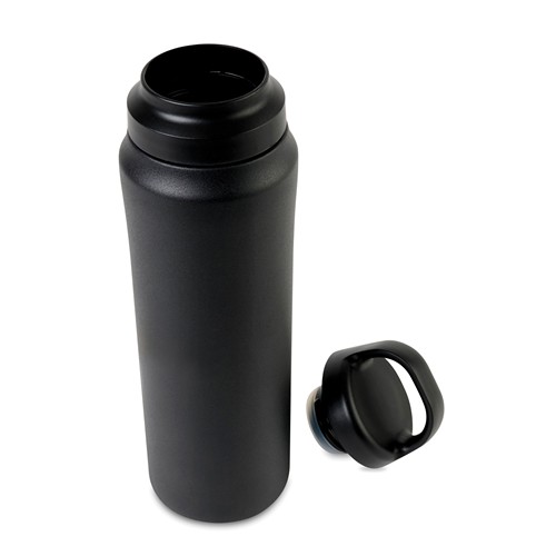 black Botella de agua reciclada RCS de Aviana™ Rowan de 470 ml