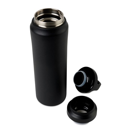 black Botella de agua reciclada RCS de Aviana™ Rowan de 470 ml