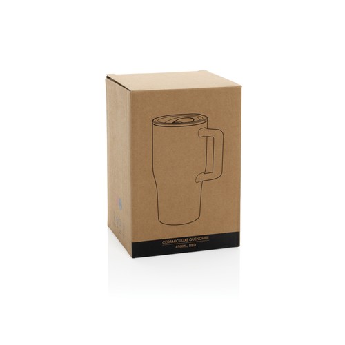 red Taza cerámica de lujo 490 ml