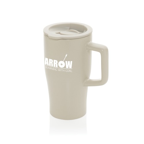 pardo Taza cerámica de lujo 490 ml