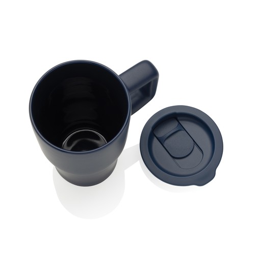 azul marino Taza cerámica de lujo 490 ml
