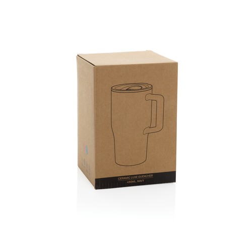 azul marino Taza cerámica de lujo 490 ml