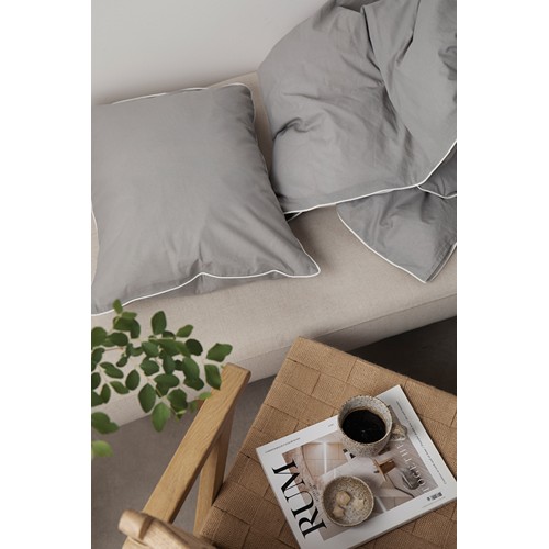 gray Juego ropa 4 pcs de cama VINGA Marston OCS algodón orgánico