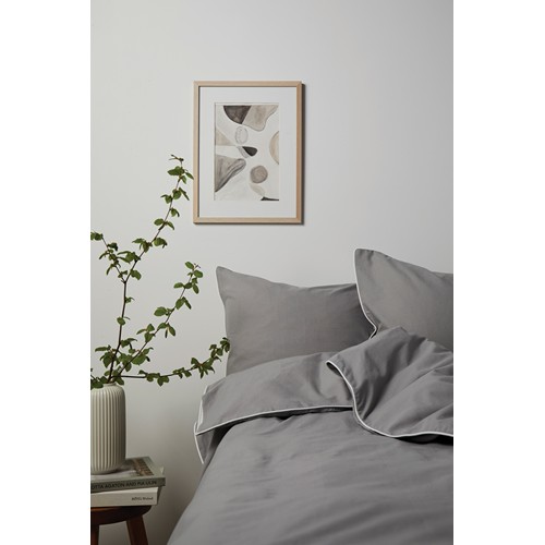 gray Juego ropa 4 pcs de cama VINGA Marston OCS algodón orgánico