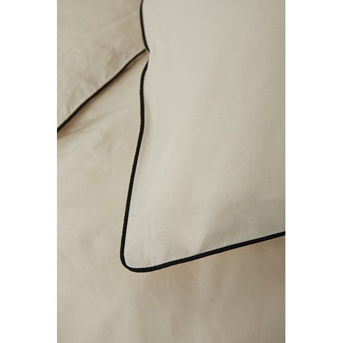 beis Juego ropa 4 pcs de cama VINGA Marston OCS algodón orgánico