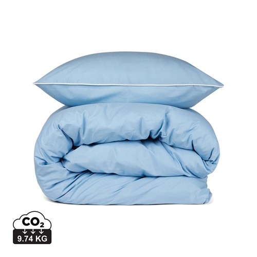 blue Juego ropa 4 pcs de cama VINGA Marston OCS algodón orgánico