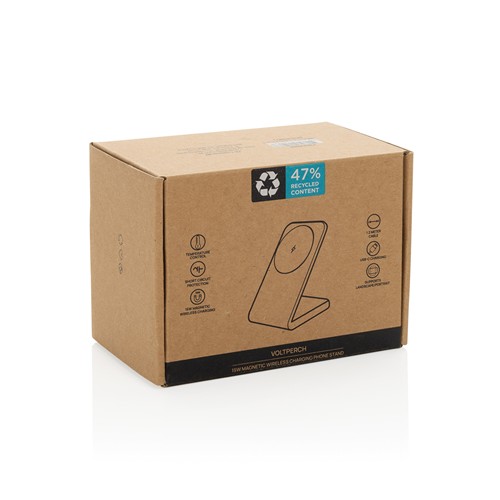 Chargeur magnétique 15W en plastique recyclé RCS VoltPerch - 9