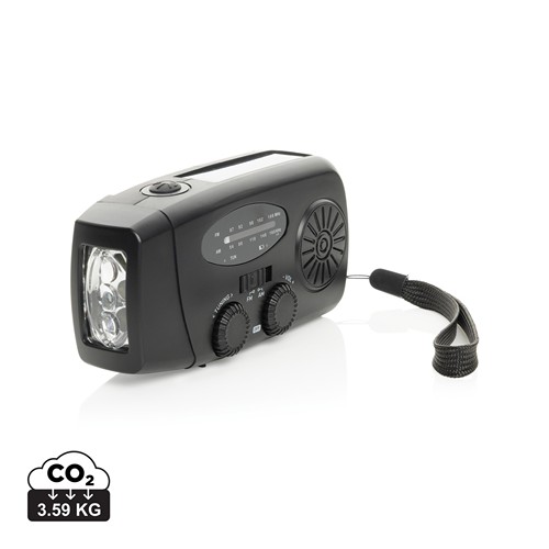 Radio de emergencia plástico reciclado RescueWave RCS