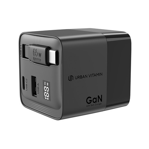 Chargeur 65W GaN avec câble Urban Vitamin Mendocino thumbnail 4