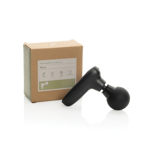 black Pistola de masaje de plástico reciclado Revix RCS