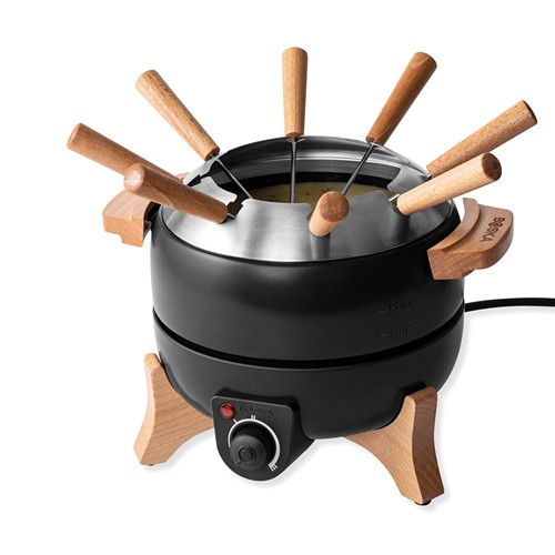 black Set fondue eléctrica para fiestas BOSKA 2,3 L (tipo F UE)