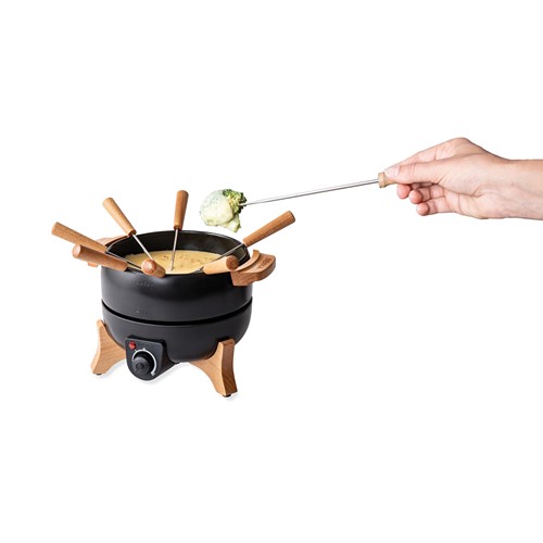 black Set fondue eléctrica para fiestas BOSKA 2,3 L (tipo F UE)