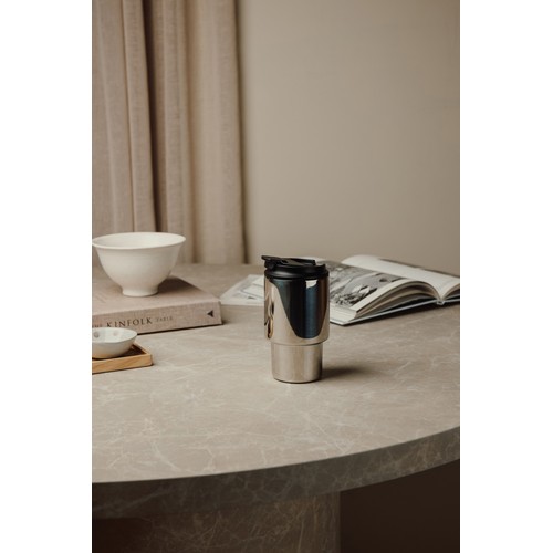 acero brillante Taza para llevar VINGA Nagano RCS 350 ml