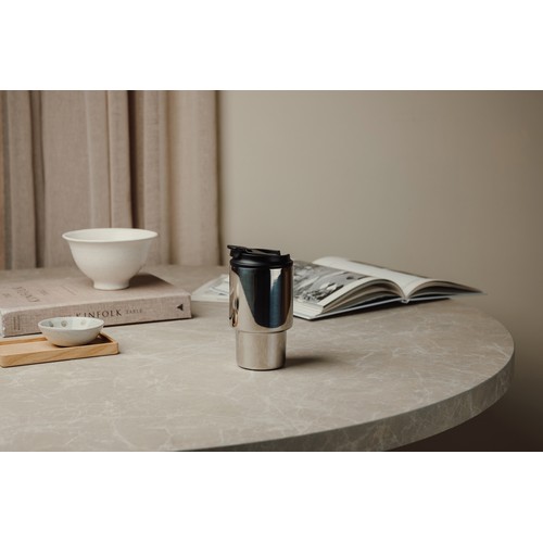 acero brillante Taza para llevar VINGA Nagano RCS 350 ml