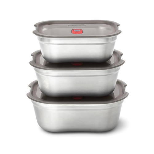 Caja comida Black+Blum (3 piezas, pequeño, mediano y grande)