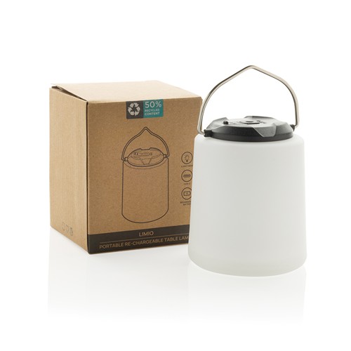 Lampe de table rechargeable en plastique recyclé RCS Limio - 3