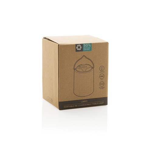 Lampe de table rechargeable en plastique recyclé RCS Limio - 10