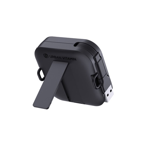 black Soporte Urban Vitamin San Jose 100W con cable retráctil