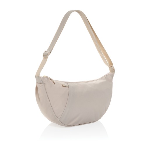 beis Bolsa bandolera de media luna Crescent XL AWARE™ RPET