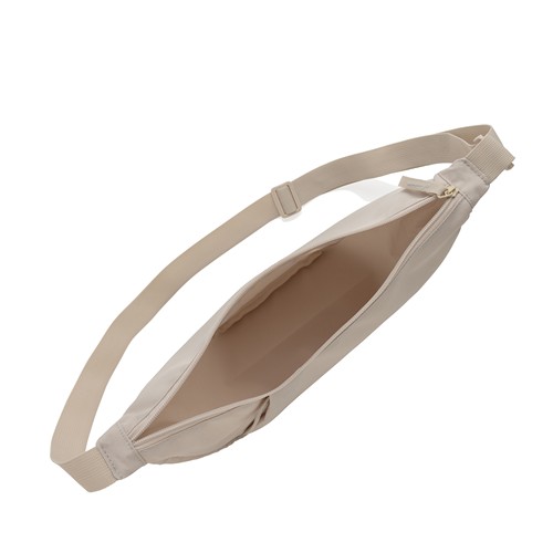 beis Bolsa bandolera de media luna Crescent XL AWARE™ RPET