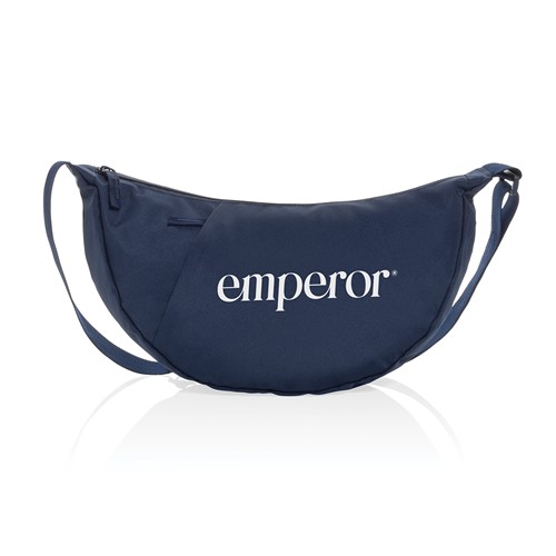 azul marino Bolsa bandolera de media luna Crescent XL AWARE™ RPET