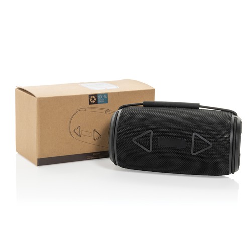 black Altavoz Prisma RCS 16W plástico reciclado IPX 4