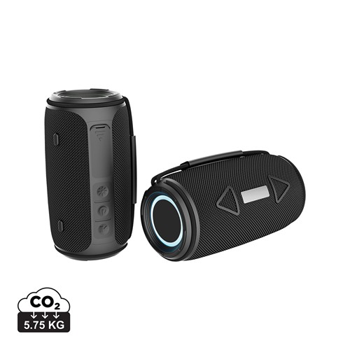 Enceinte 16W étanche IPX4 en plastique recyclé RCS Prisma - 1