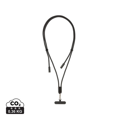 Cordon téléphone de 160cm avec câble 60W en rPET RCS LoopAmp