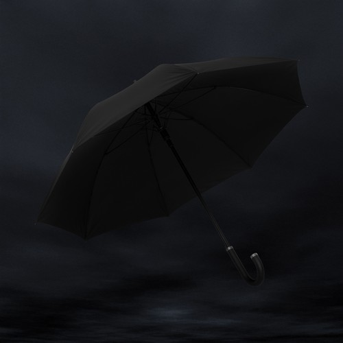 Swiss Peak Vero Aware™ RPET 25” umbrella w luxe handle Swiss Peak Vero Aware™ RPET 25” umbrella w luxe handle