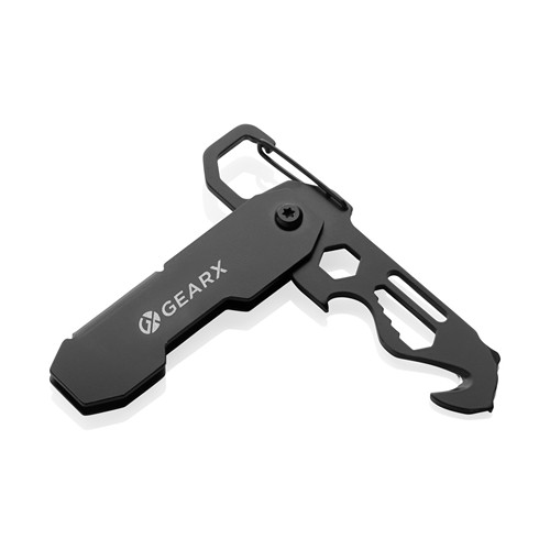 Herramienta EDC plegable Gear X mosquetón y cutter