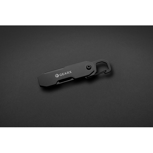 Herramienta EDC plegable Gear X mosquetón y cutter