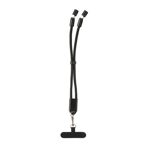 Bracelet téléphone avec câble 60W en rPET RCS LoopAmp - 2