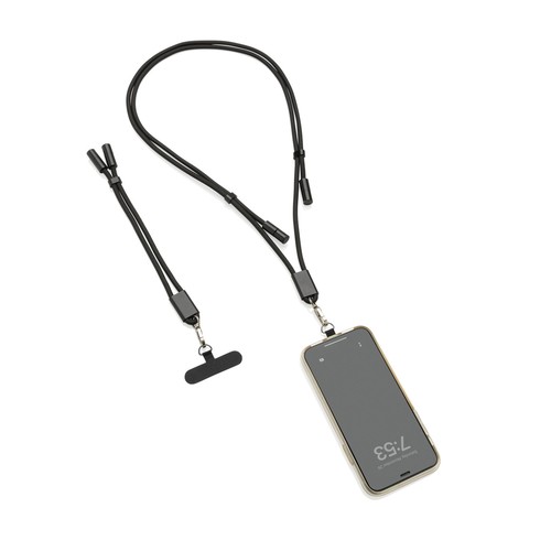 black Correa de muñeca para teléfono LoopAmp RCS RPET y cable 60W