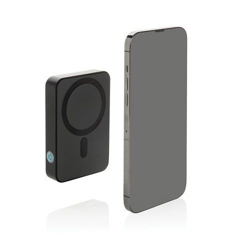 black Batería magnética plástico reciclado Amporia RCS 10.000 mAh