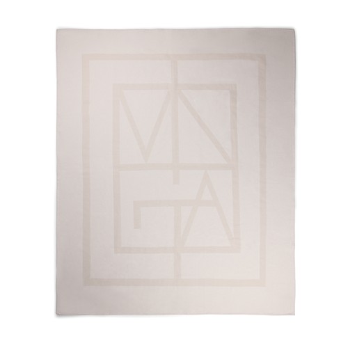 de blanco Manta Monogram VINGA GRS