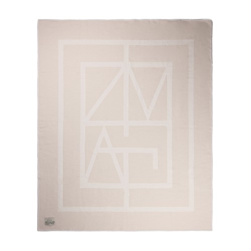 de blanco Manta Monogram VINGA GRS